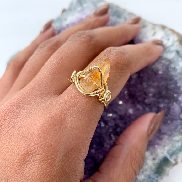 Jewels By Jas Jewelry - Orange Quartz Ring